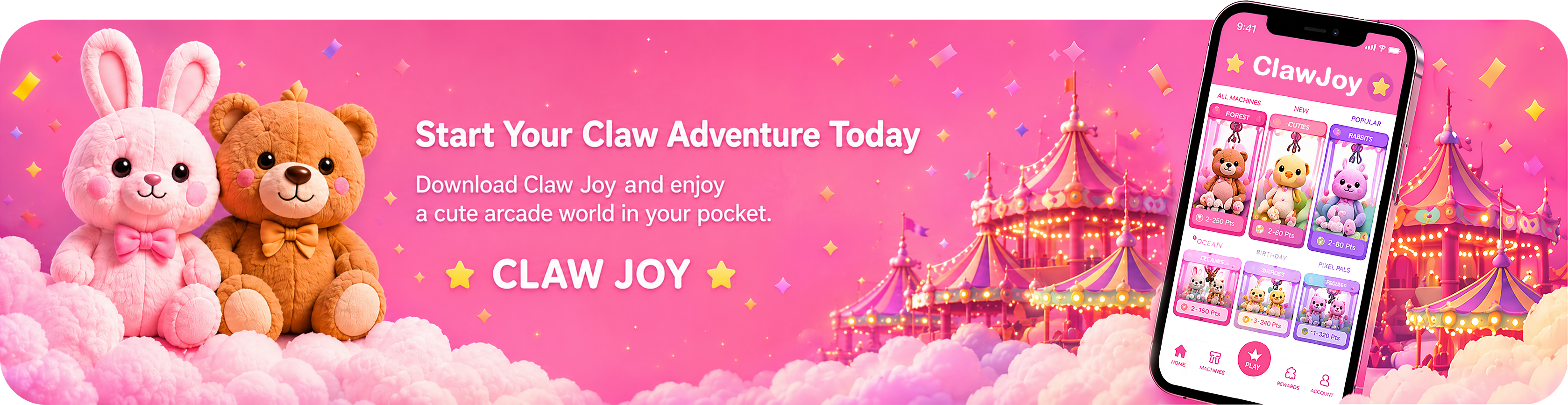 Start your claw adventure today